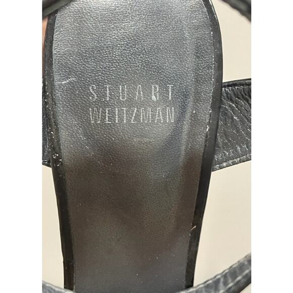 Stuart Weitzman Patent Leather Strappy Platform Stilettos Women's Sz 7 - Picture 4 of 12